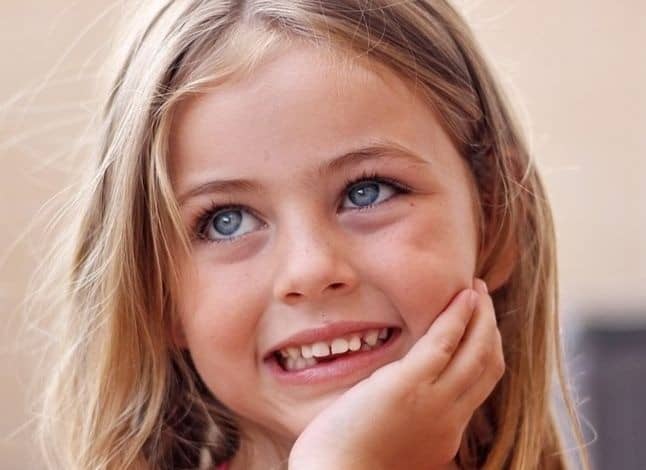 child smiling