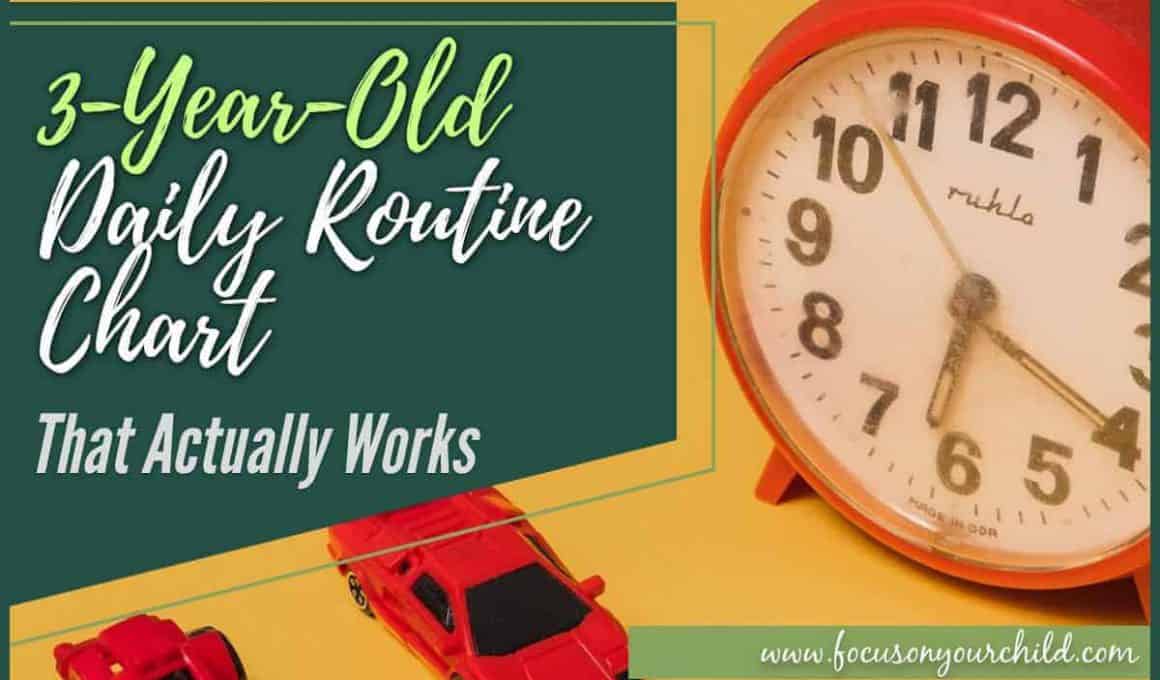 3-Year-Old Daily Routine Chart that Actually Works