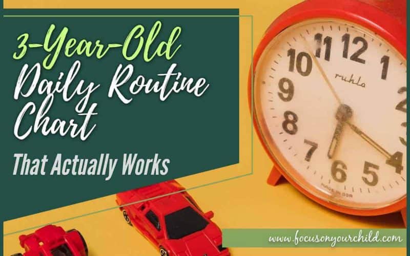 3-Year-Old Daily Routine Chart that Actually Works