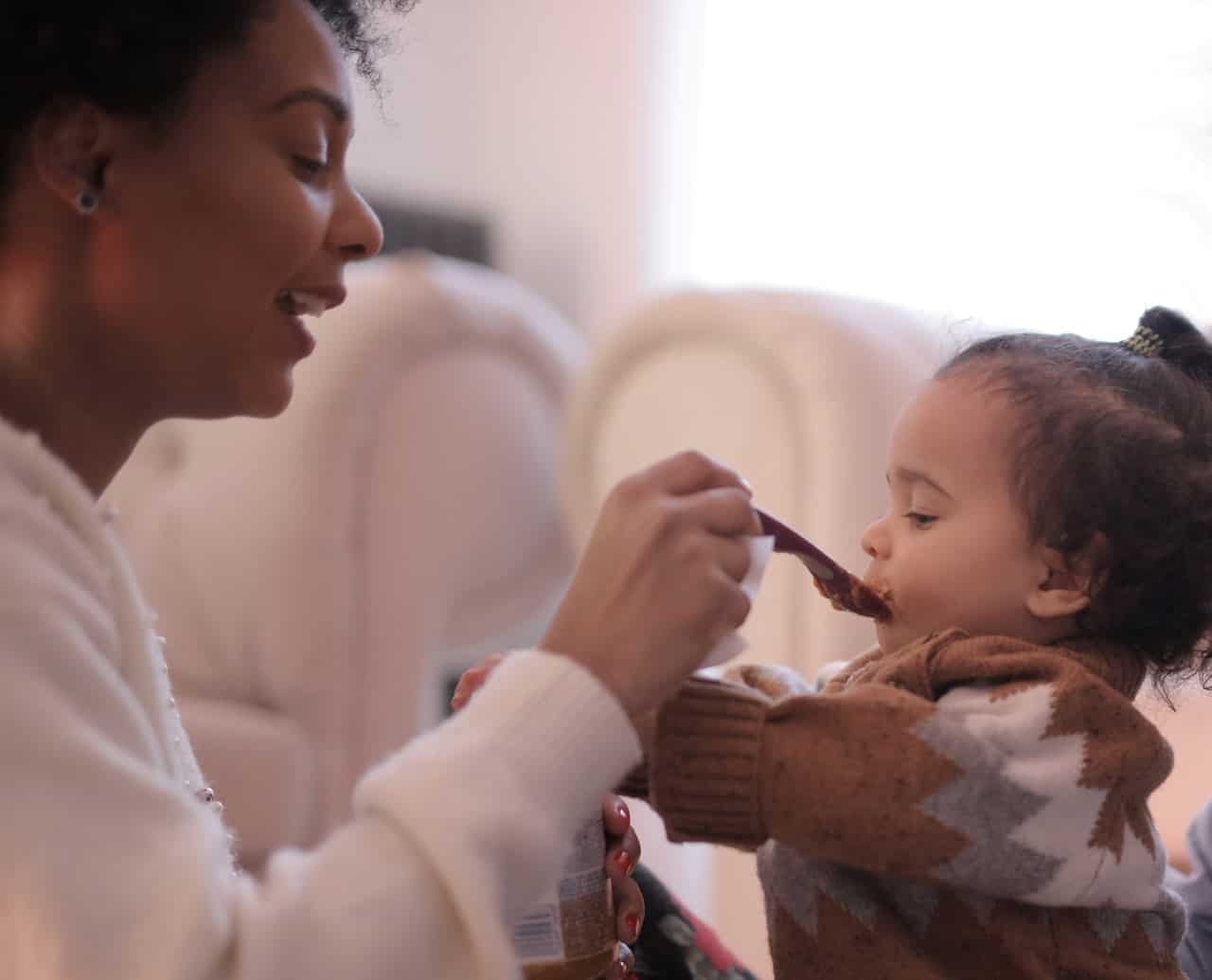 feeding baby