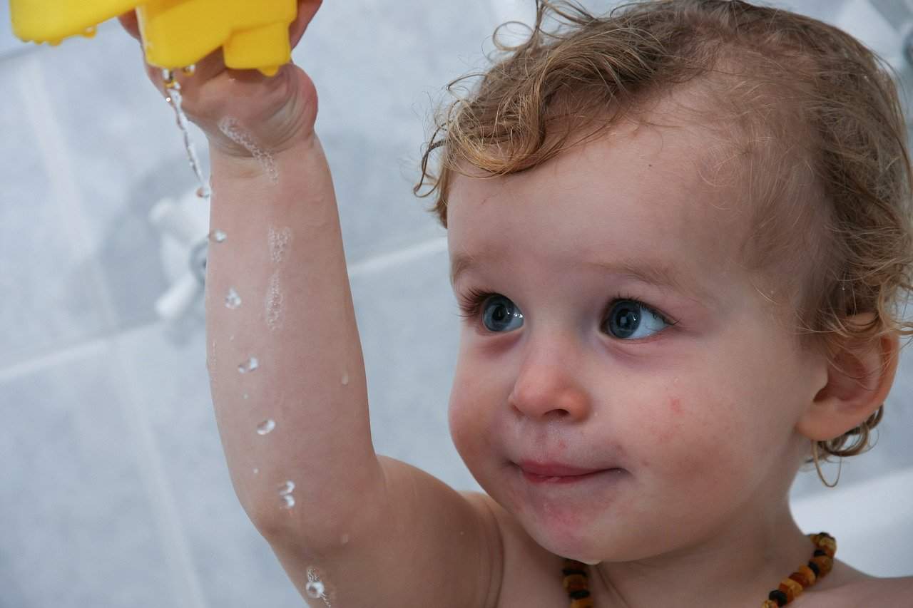 bath time baby