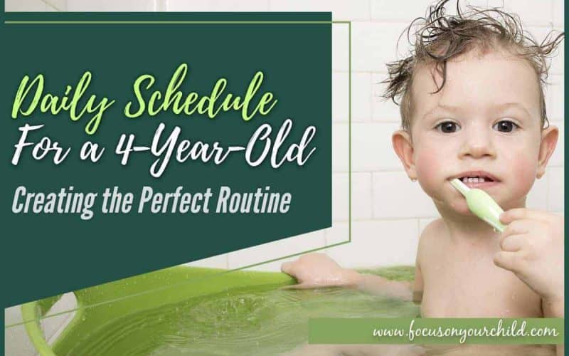 Daily Schedule for a 4-Year-Old Creating the Perfect Routine