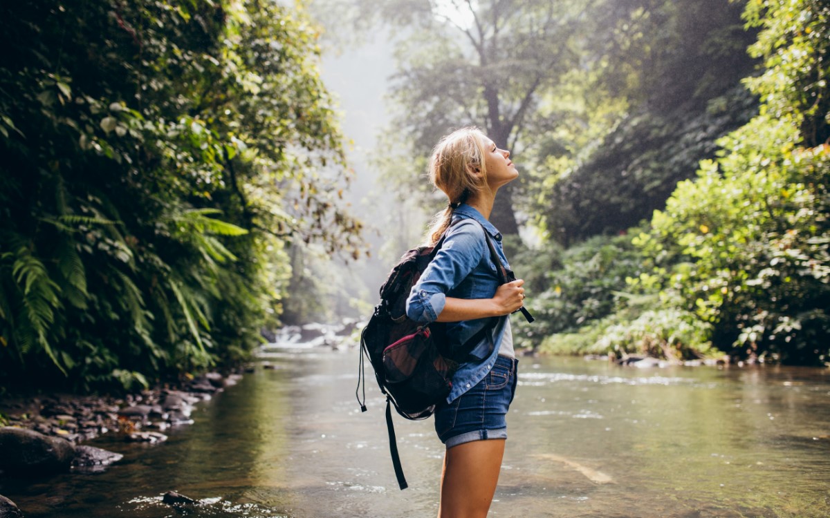 woman outdoors