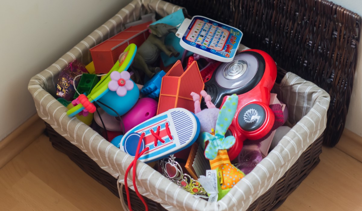 toys in a basket