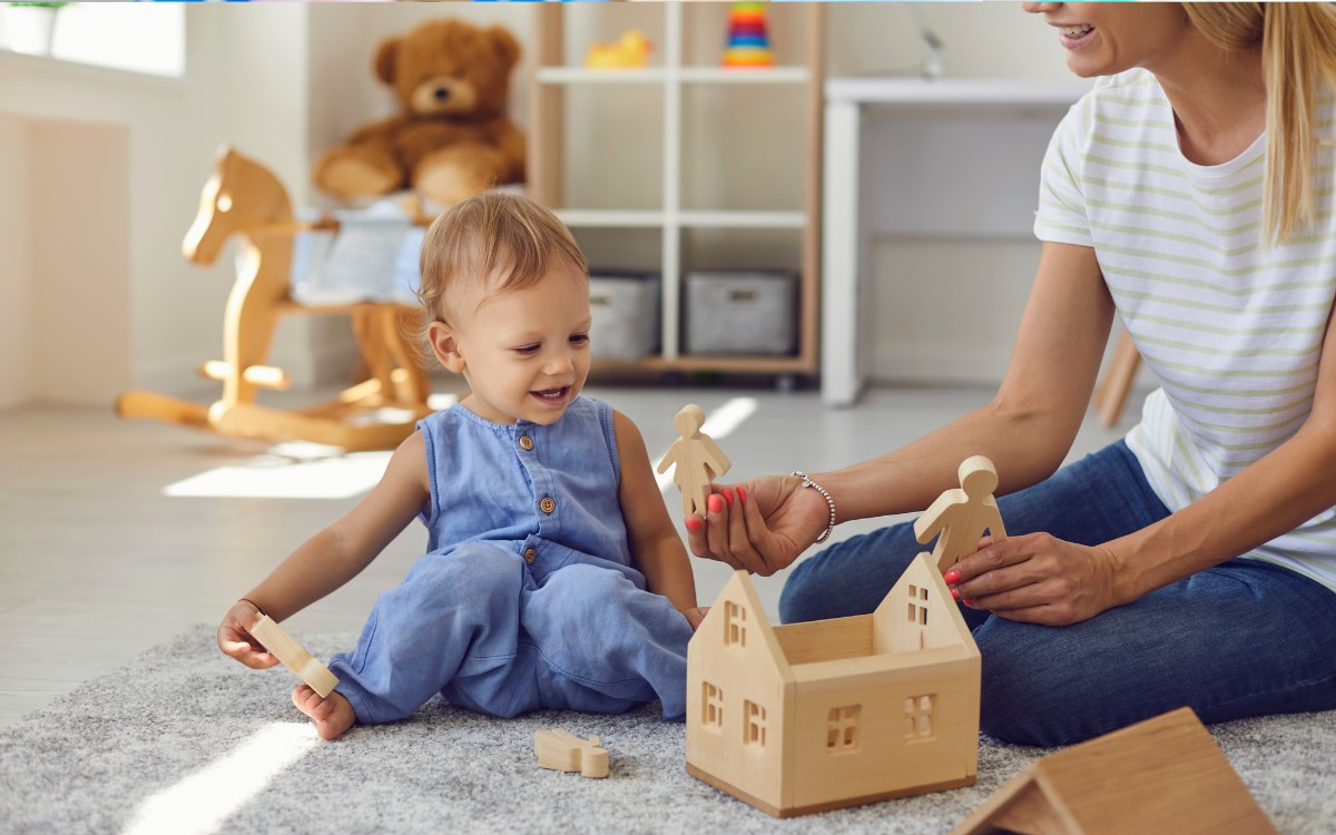 baby smiling daycare