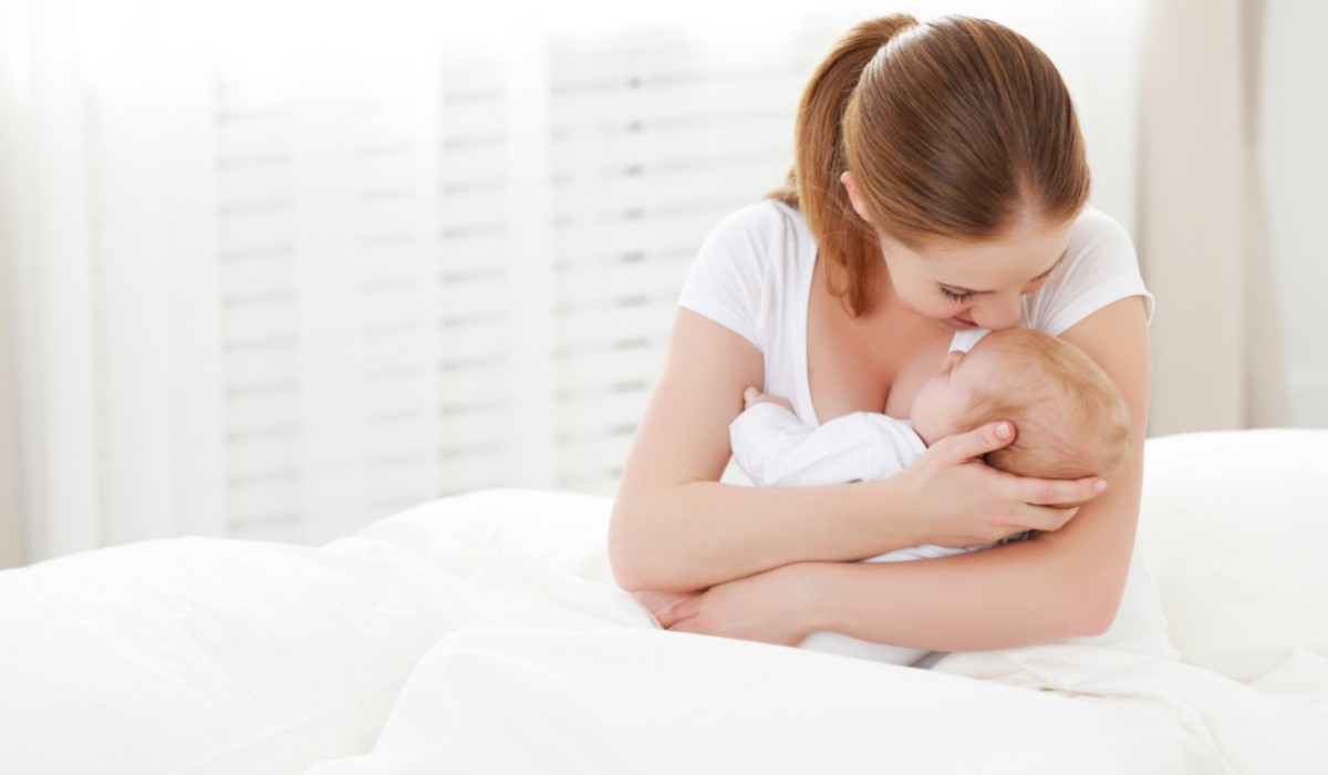 1 breastfeeding baby