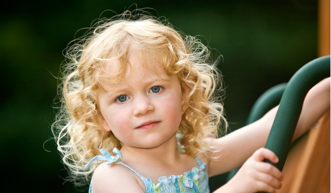 curly hair girl
