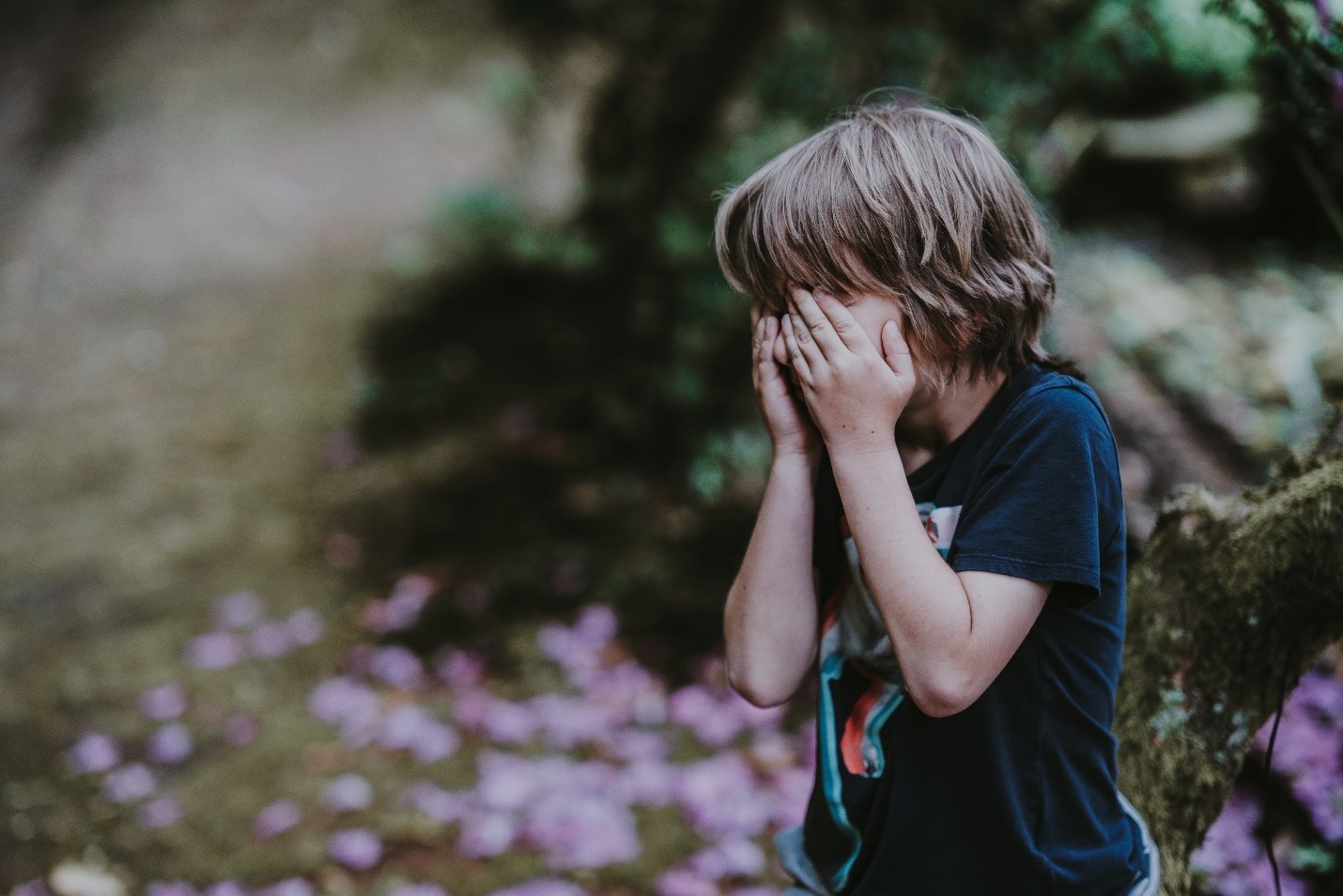 kid having tantrum