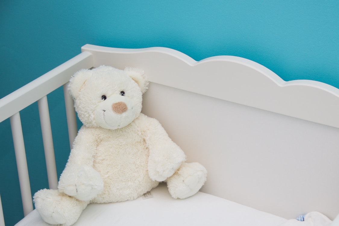 teddy bear crib sheet