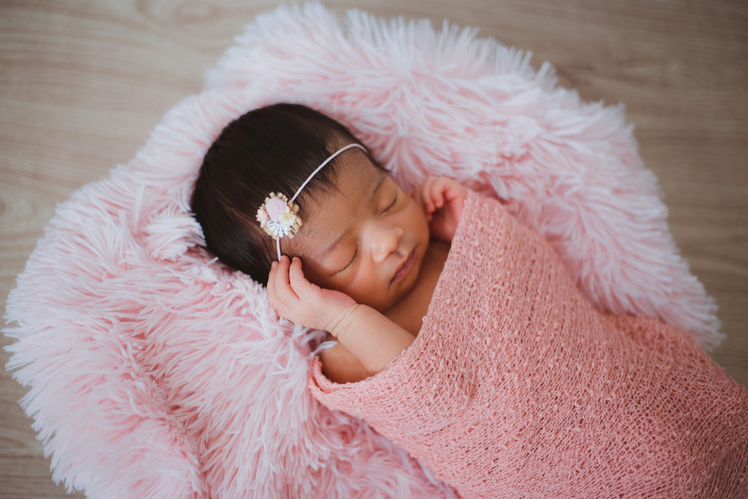 pink blanket baby