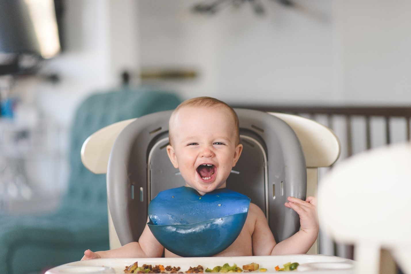 baby in chair