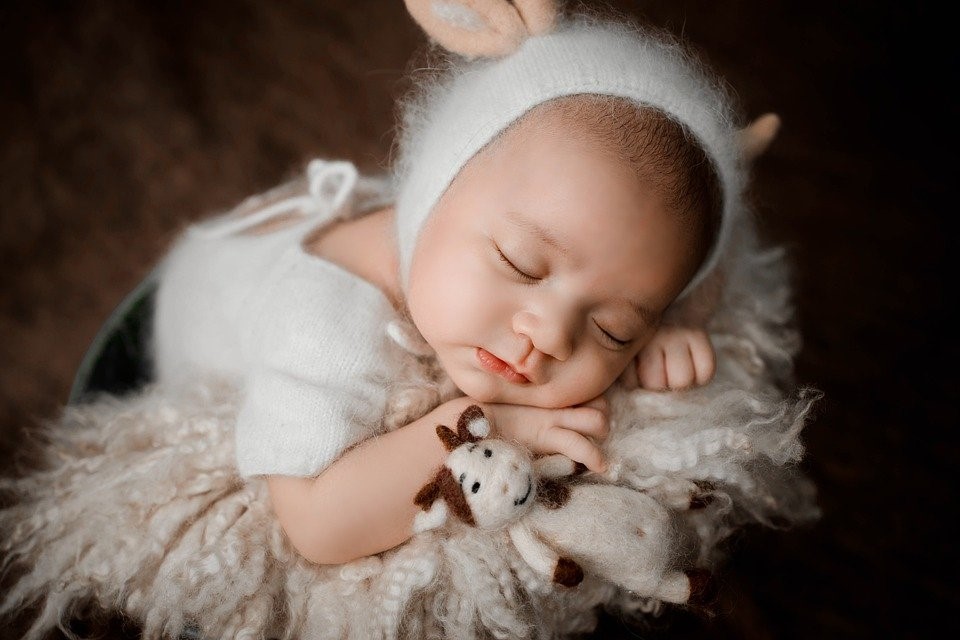 cute child asleep