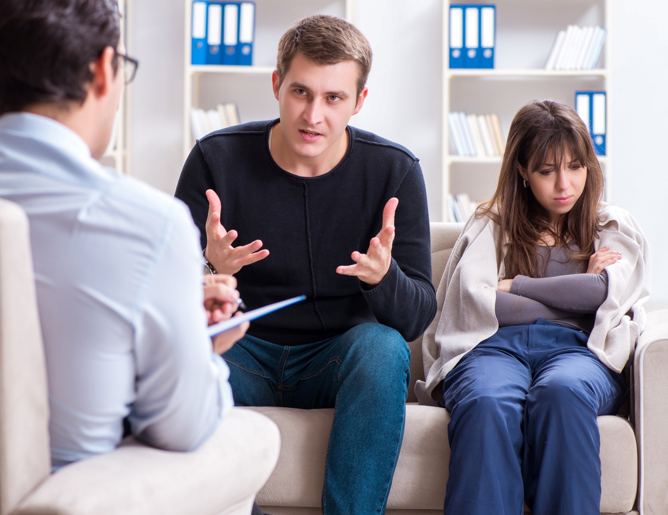 couple in therapy