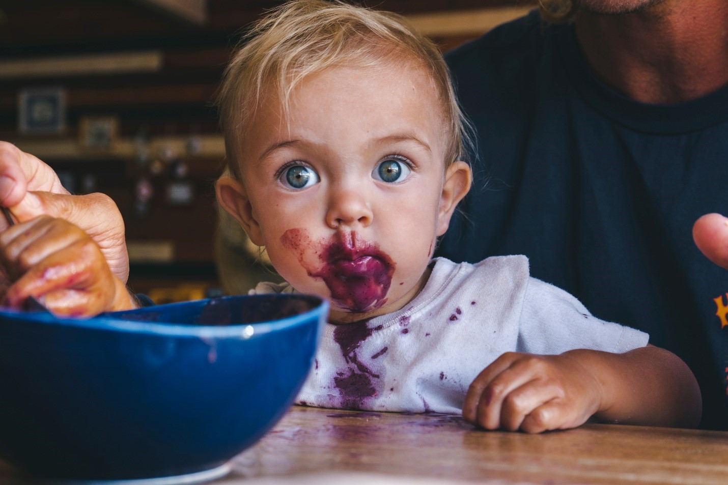 baby eating