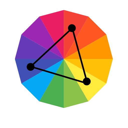 triadic color schemes