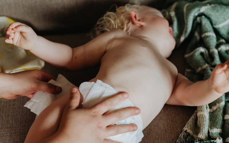 baby refusing to change diaper