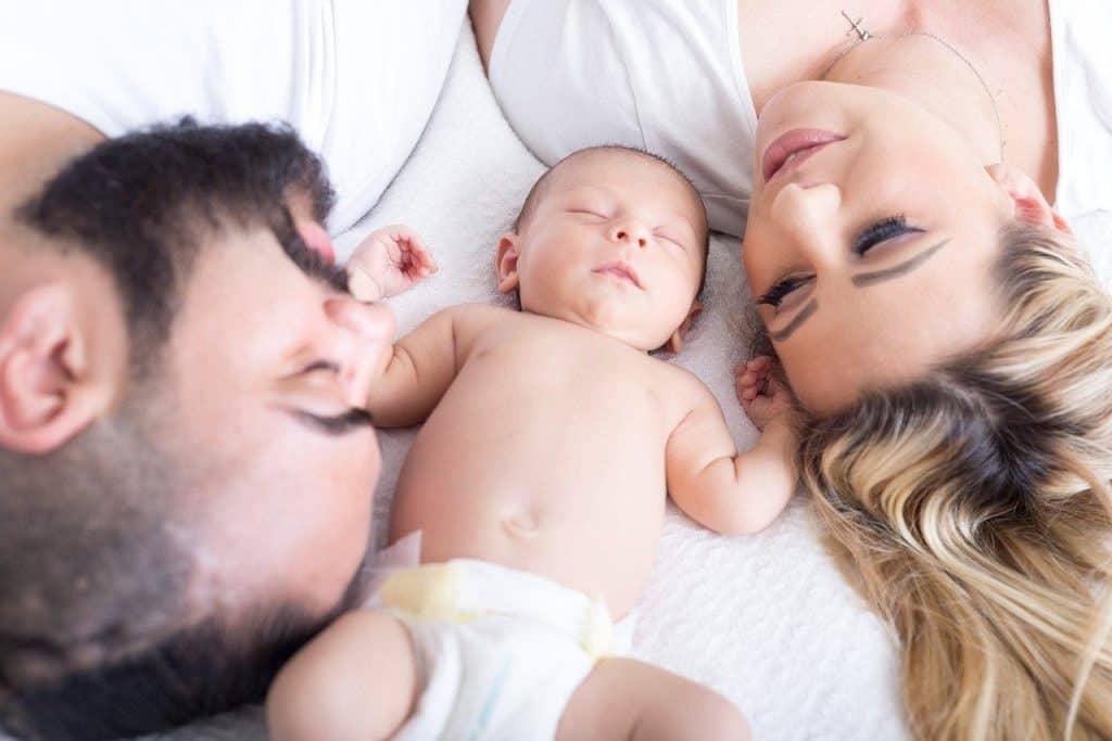 baby sleeping with parents