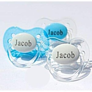 engraved pacifier
