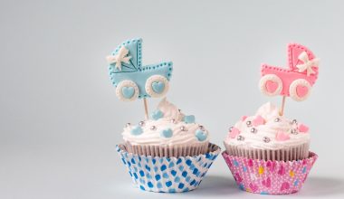 baby shower cupcakes