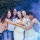 gender reveal smoke grenade baby shower