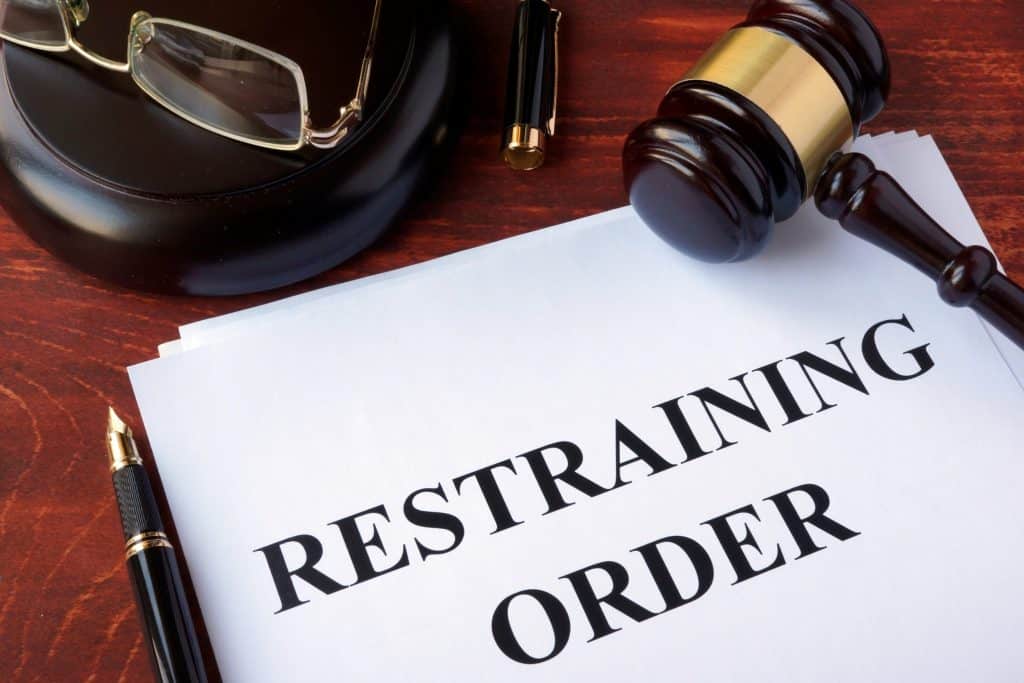 restraining order