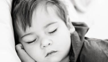 sleeping toddler
