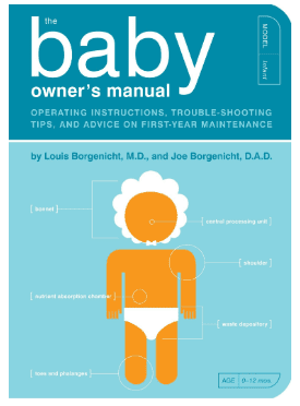 the baby owner's manual book cover