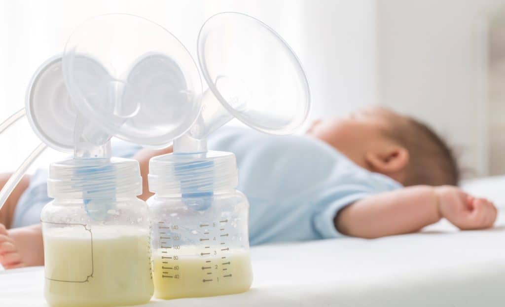 baby and breastmilk