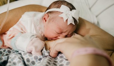 newborn baby breastfeeding