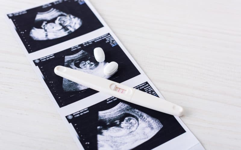 pregnancy test and pills