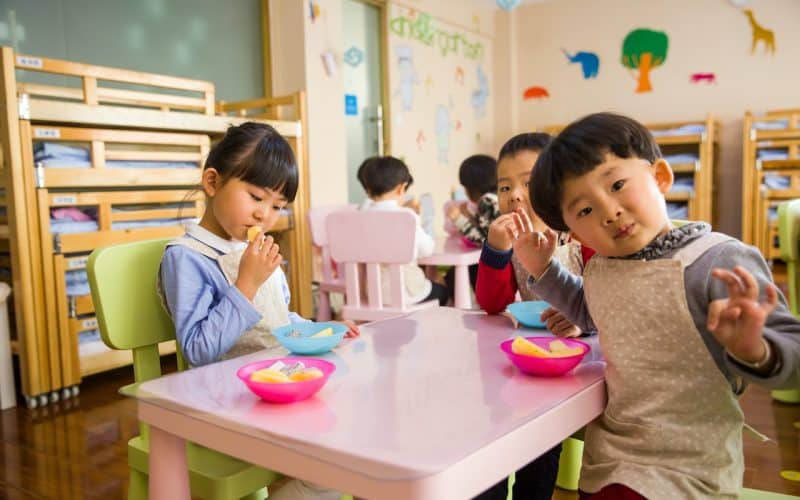 toddlers on daycare