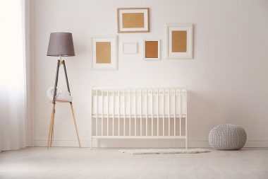 floor lamp on baby's room