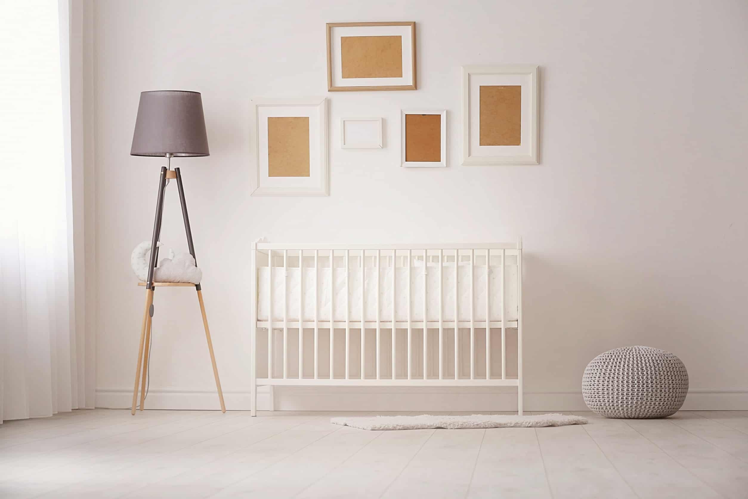 floor lamp on baby's room