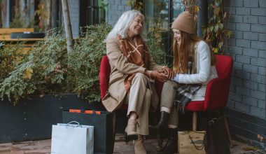 grandmother and granddaughter went shopping