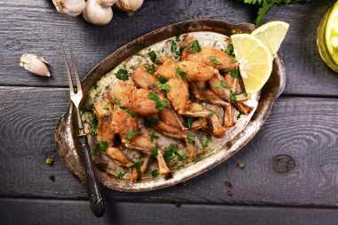 baked frog legs