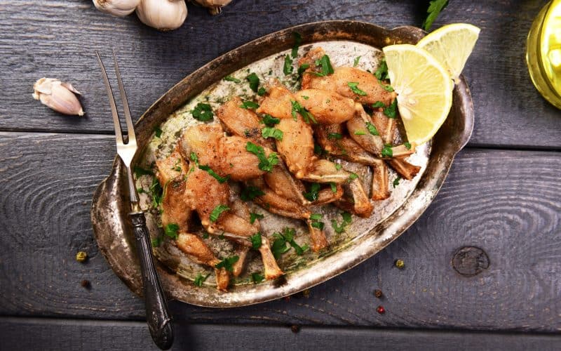 baked frog legs