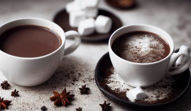 hot cocoa with marshmallow