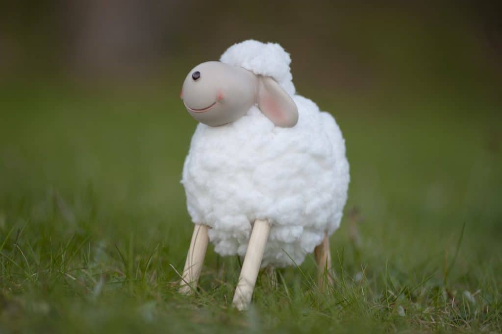 lamb stuffed toy