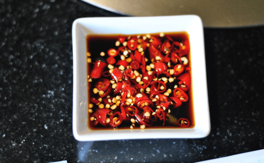 soy sauce with chili