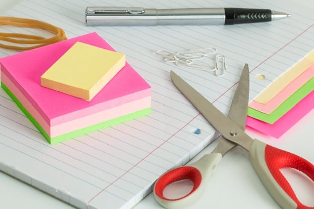 sticky notes