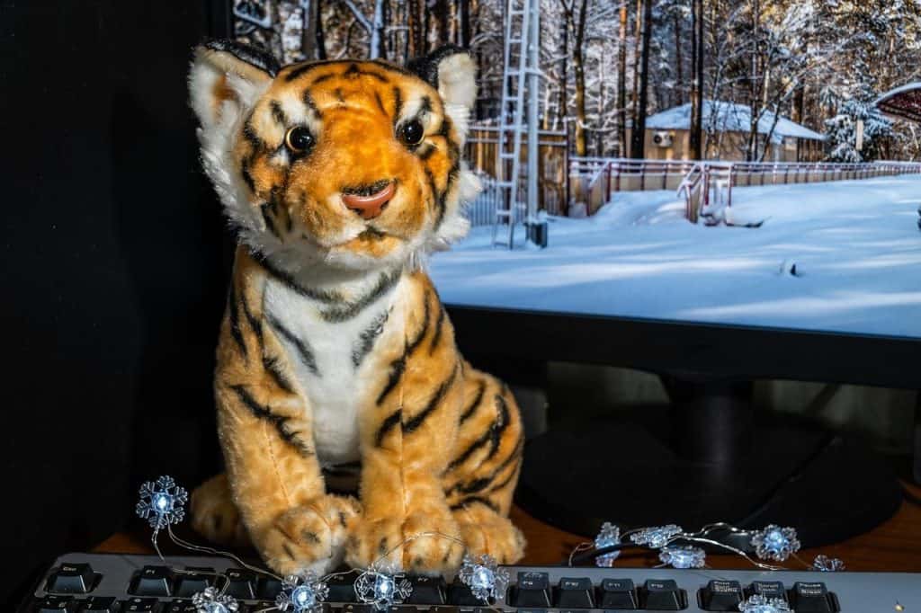 tiger stuffed toy