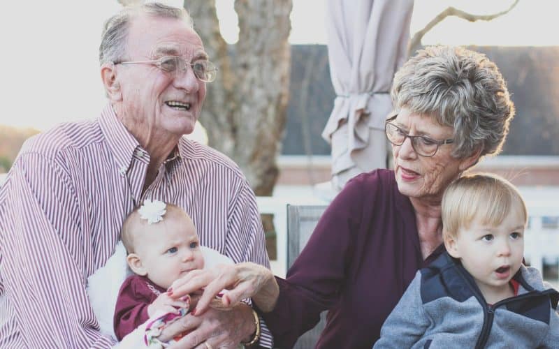 babies with grandparents