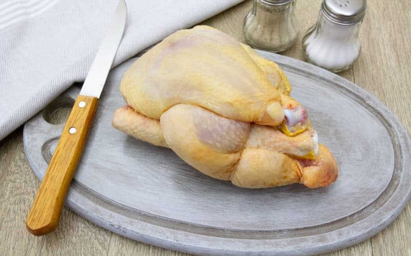 raw guinea fowl