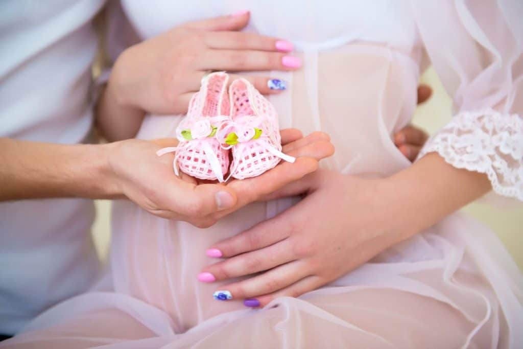 pregnant woman with her husband