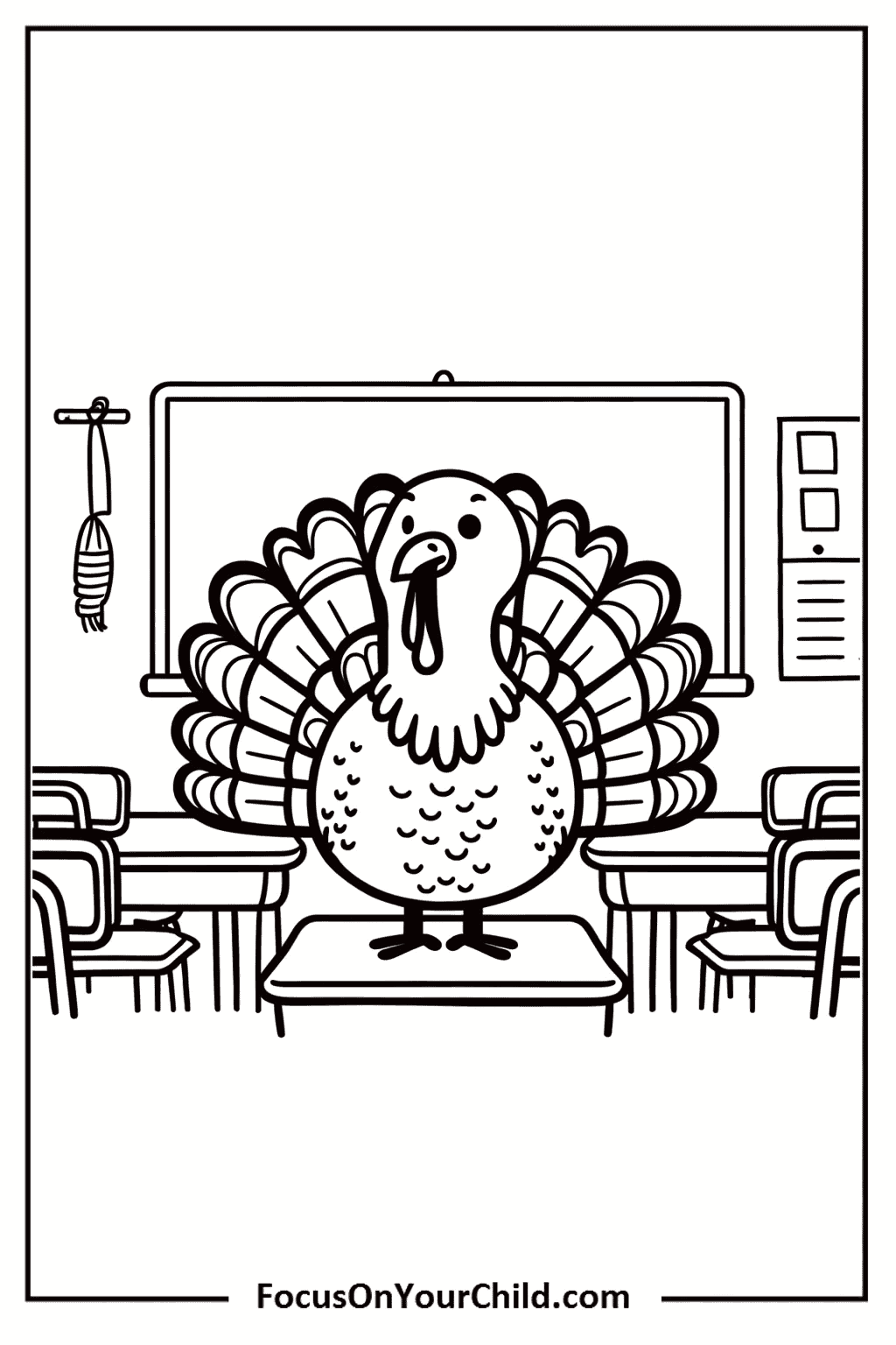 50+ Turkey Coloring Pages (Free PDF Printables)