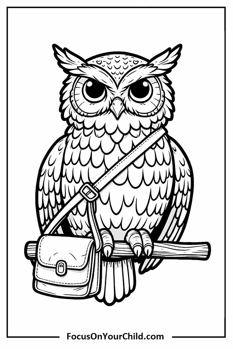 50+ Owl Coloring Pages (Free PDF Printables)