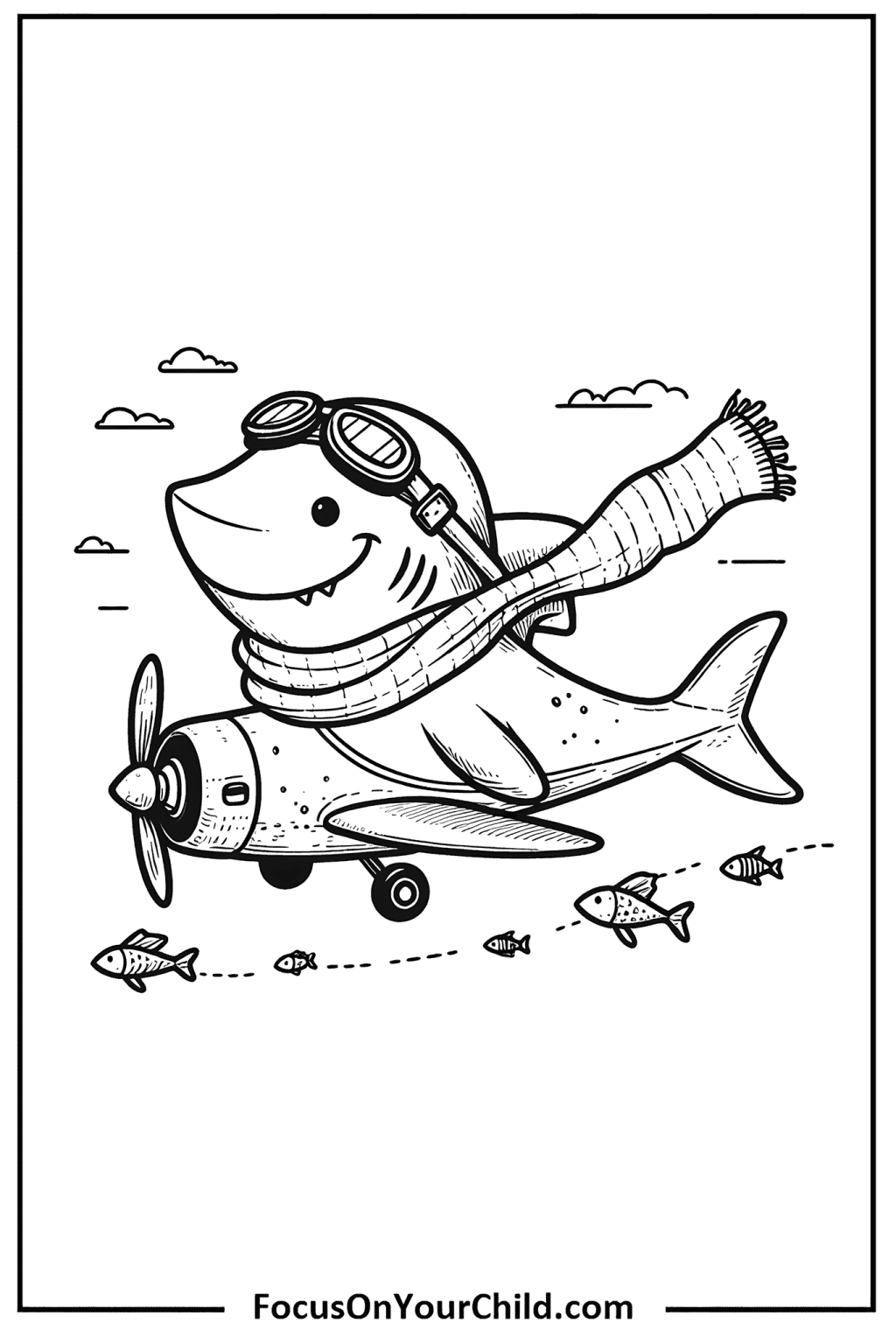 50+ Shark Coloring Pages (Free PDF Printables)