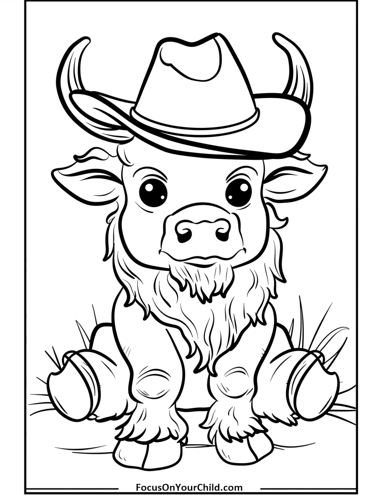 50 buffalo coloring pages free pdf printables 