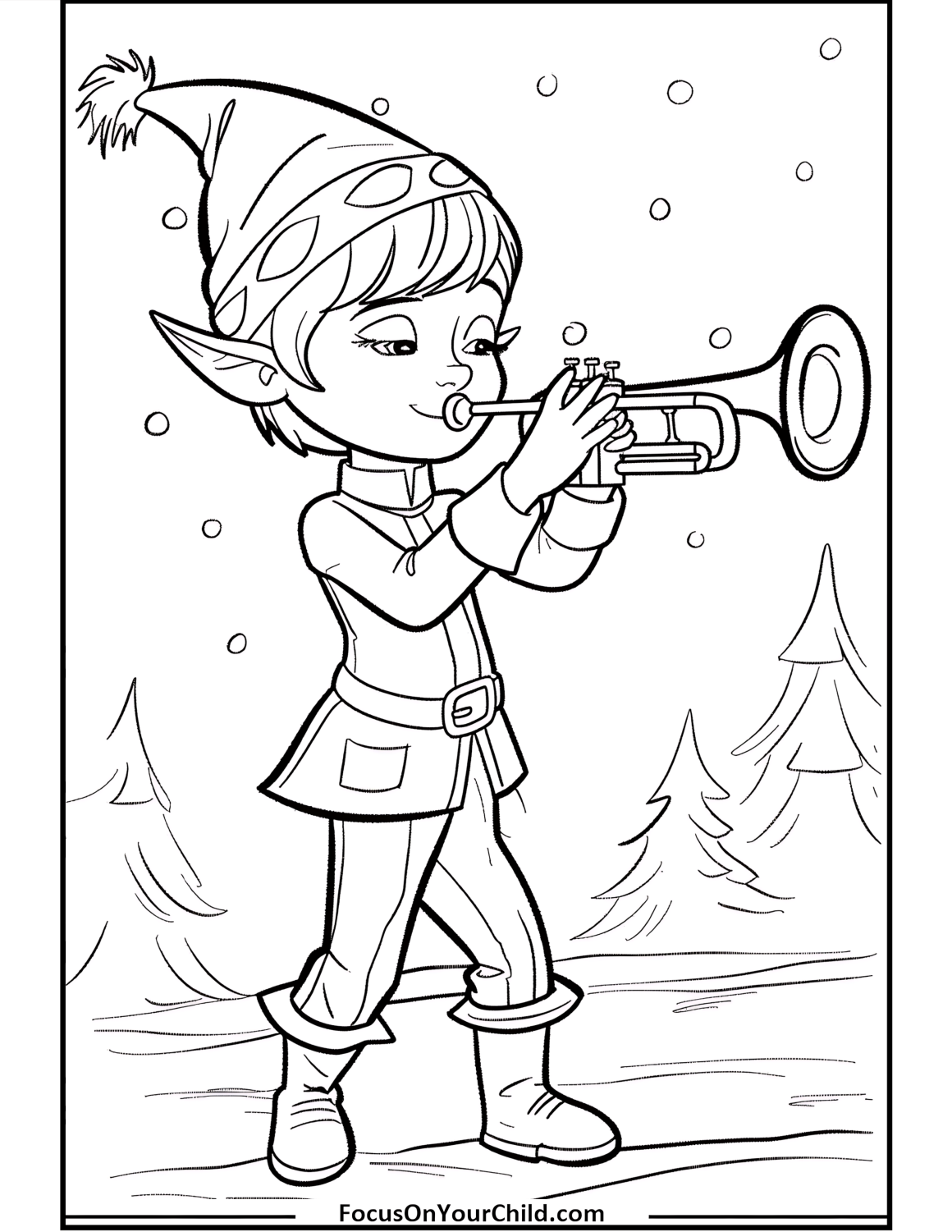 50+ Elf Coloring Pages (Free PDF Printables)