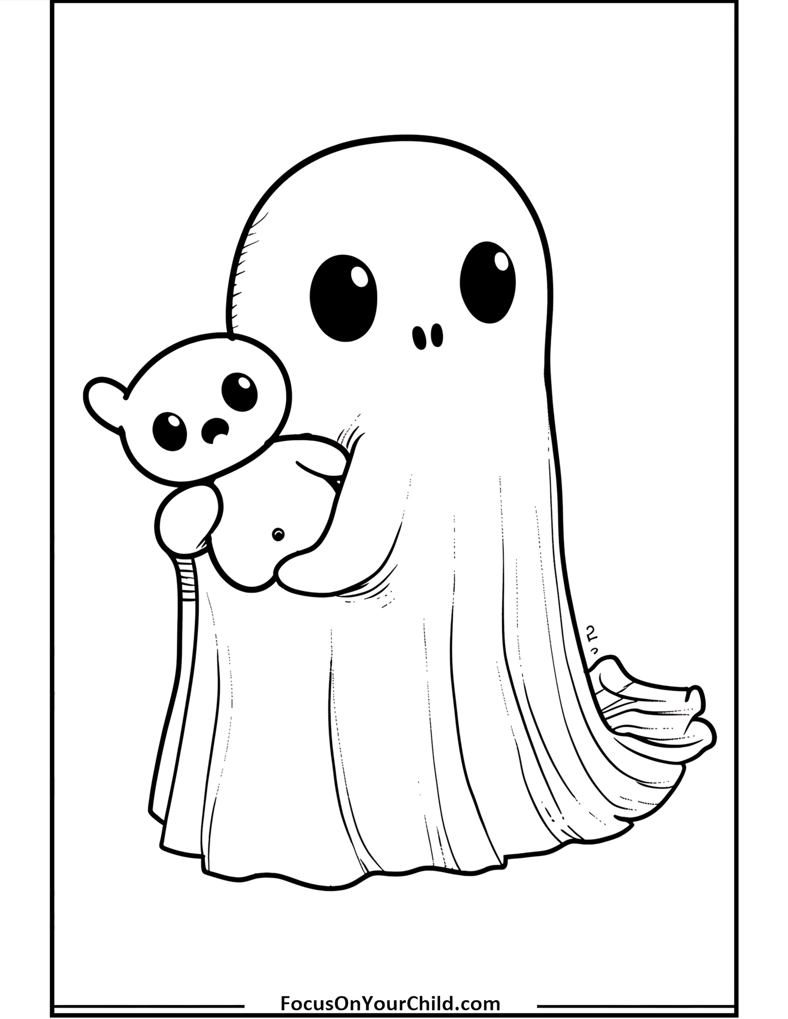50+ Ghost Coloring Pages (Free PDF Printables)